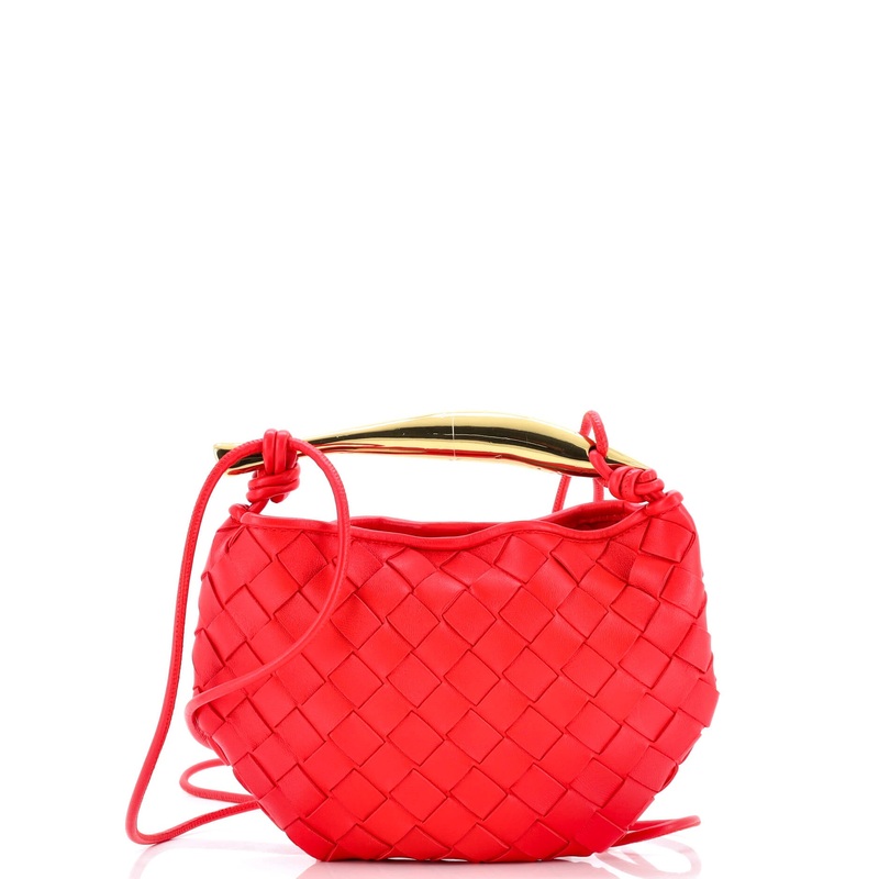Sardine Top Handle Bag Intrecciato Nappa Mini