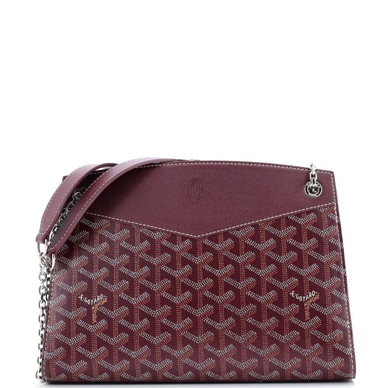 Structured Rouette Chain Shoulder Bag Coated Canvas PM