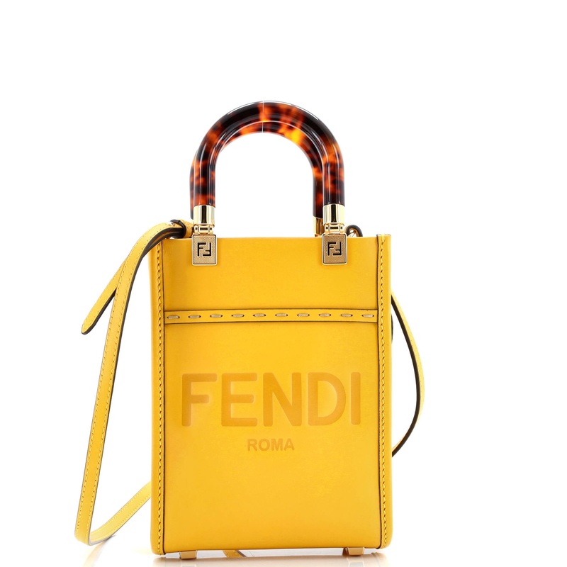 Sunshine Shopper Tote Leather Mini