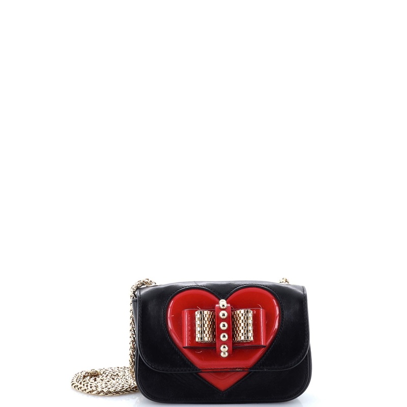 Sweet Charity Crossbody Bag Leather with Patent Mini