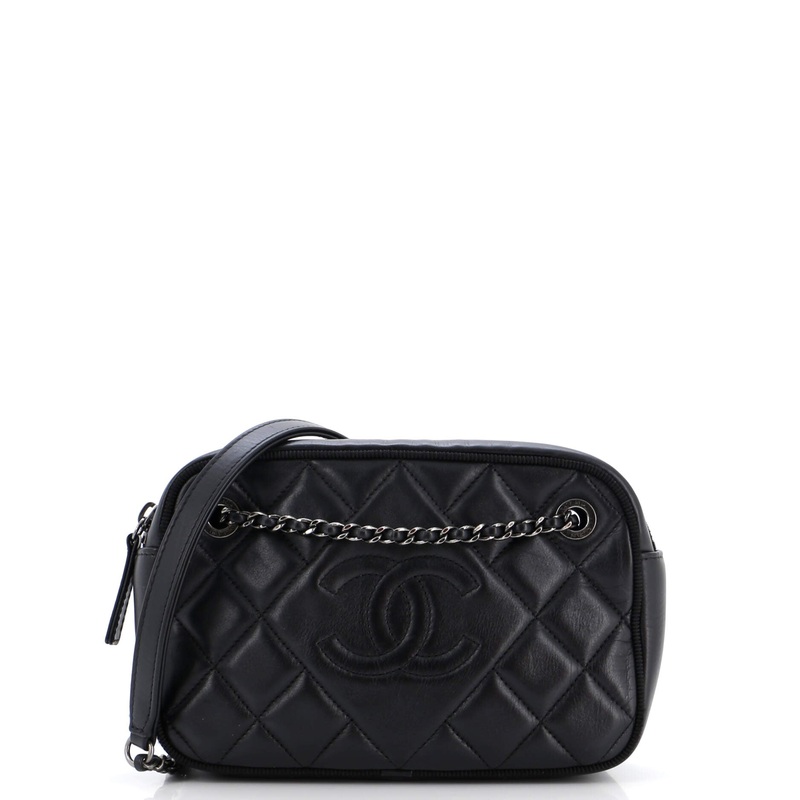 Ballerine Camera Case Bag Quilted Calfskin Small