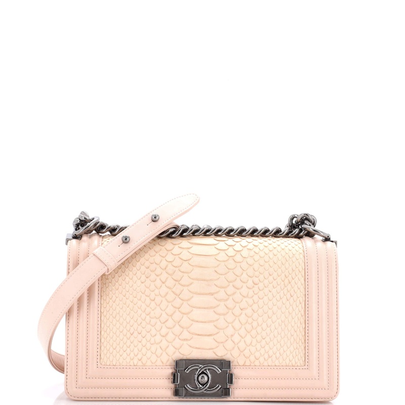 Boy Flap Bag Python Old Medium