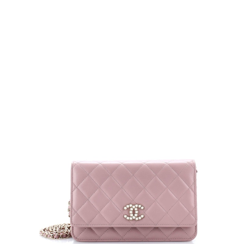 Coco Candy Wallet on Chain Quilted Caviar