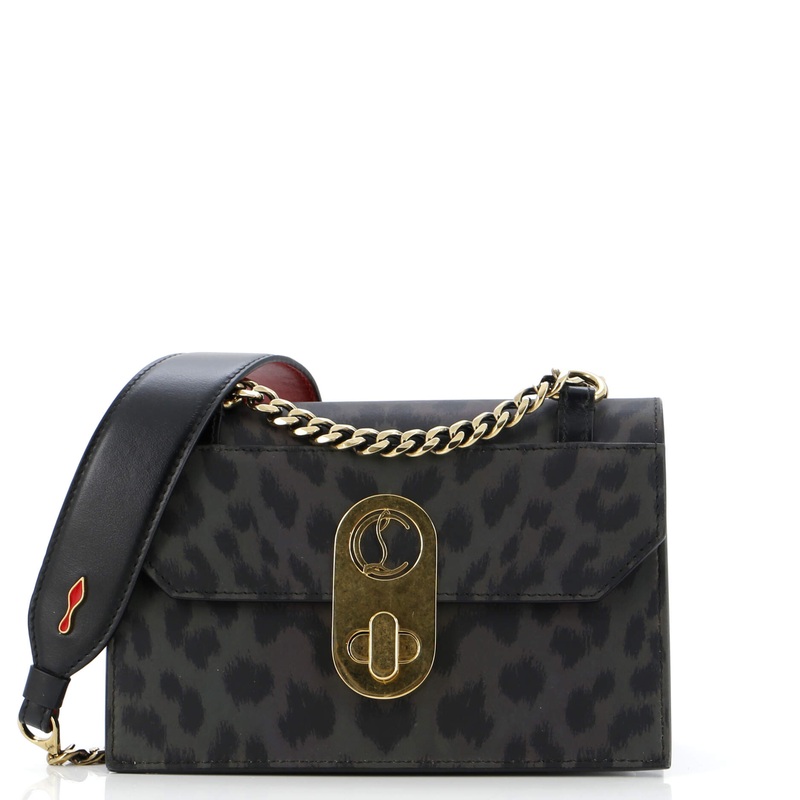 Elisa Shoulder Bag Printed Leather Small