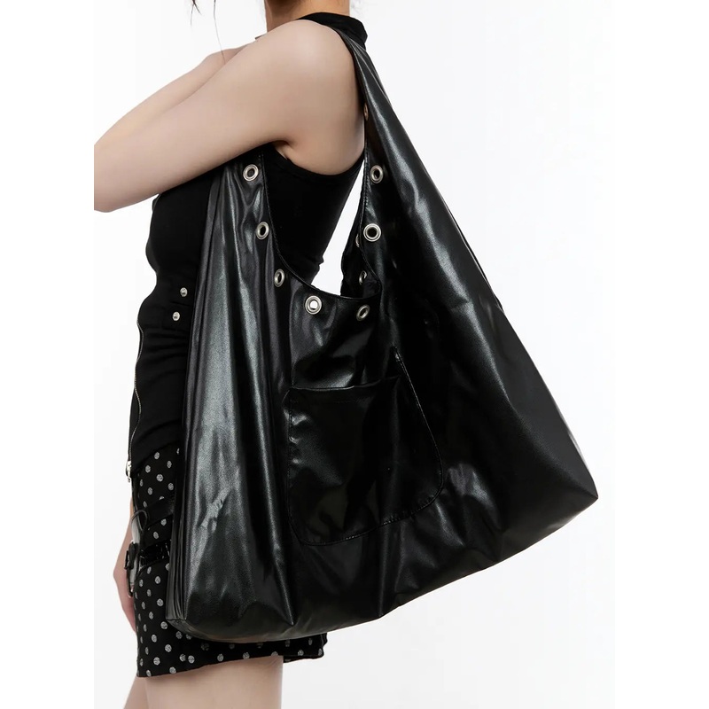 Grommet Eyelet Detail Tote CL504