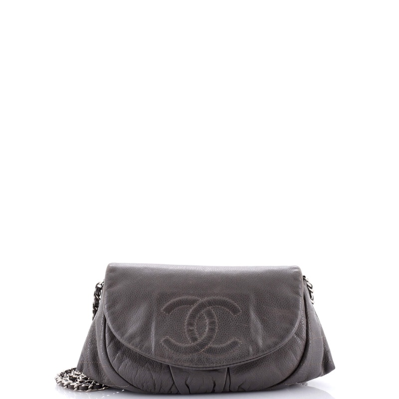 Half Moon Wallet on Chain Caviar