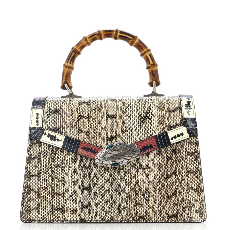 Lilith Top Handle Bag Snakeskin Medium