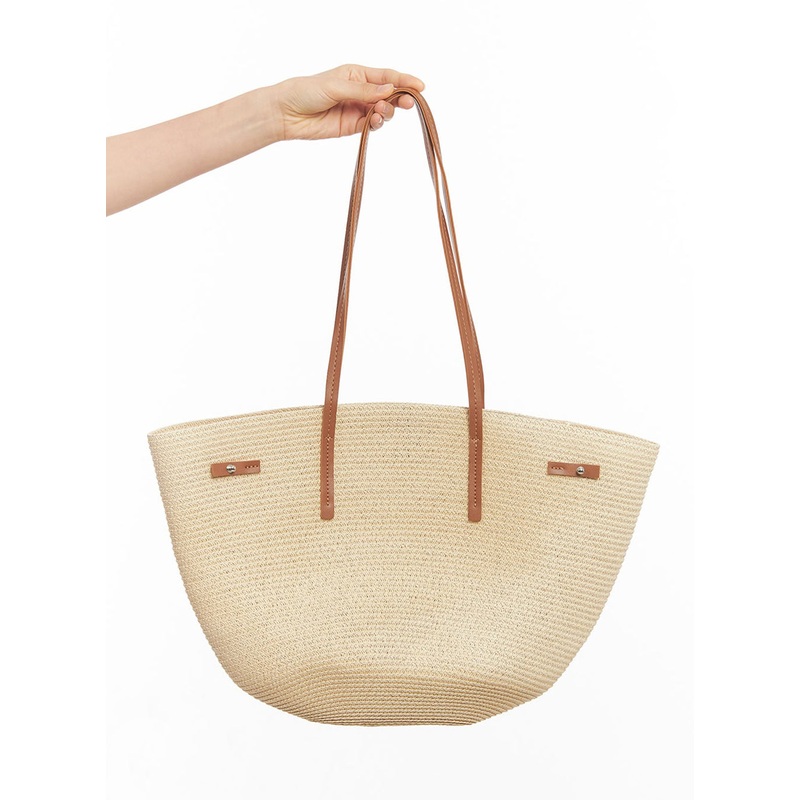 Rattan Tote Shoulder Bag IY509
