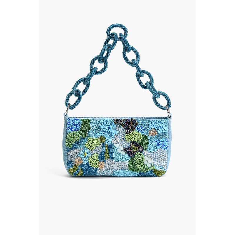 Blue Lagoon Glam Shoulder Bag