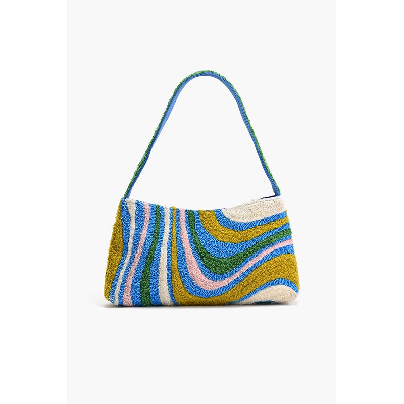 Oceanic Waveform Shoulder Bag