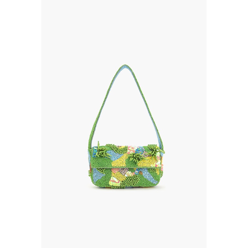 Rainforest Beaded Shoulder Bag