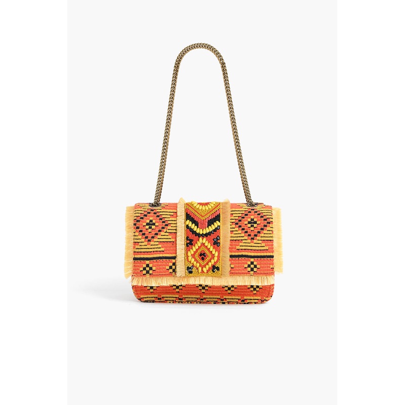 Southwest Rising  Sun Beaded Shoulder Bag