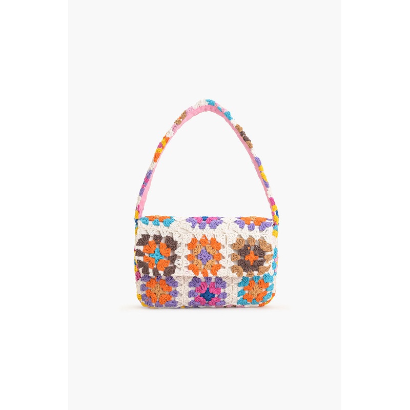 Stitch Please White Shoulder Bag