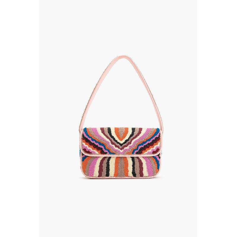 The Soho Tan Tufted Shoulder Bag