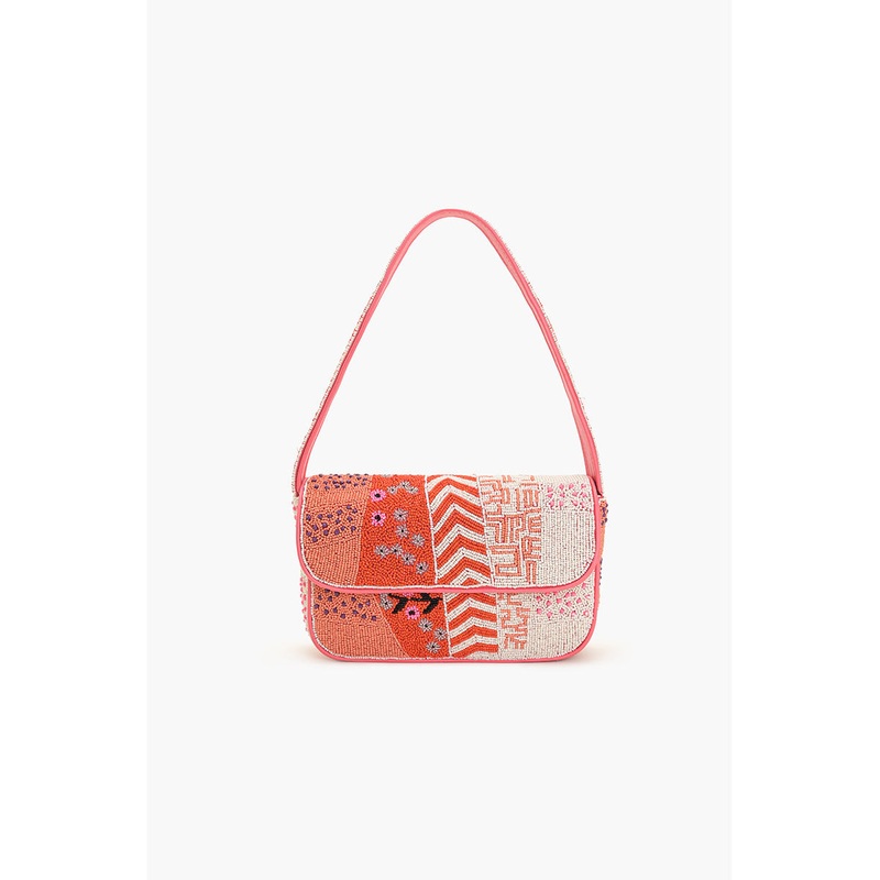 Tigerlily Beaded Shoulder Bag