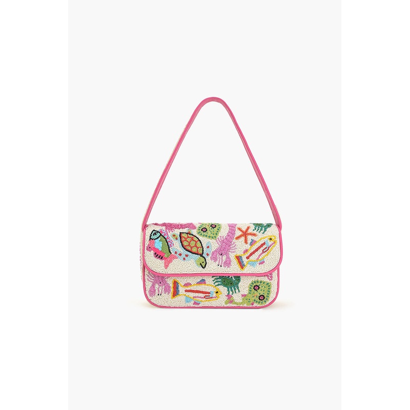 Underwater Tales Beaded Shoulder Bag