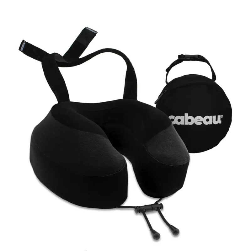 Cabeau Evolution S3 Memory Foam Pillow (Seat Strap System) - Black