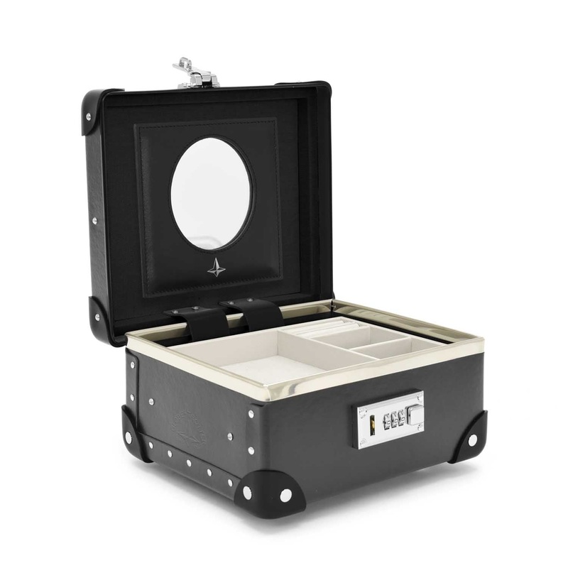 Centenary  Jewellery Case | Charcoal/Black/Chrome