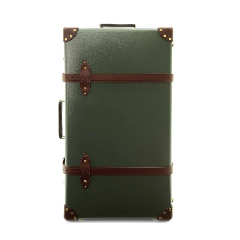 Centenary  Large Check-In - 2 Wheels | Green/Brown