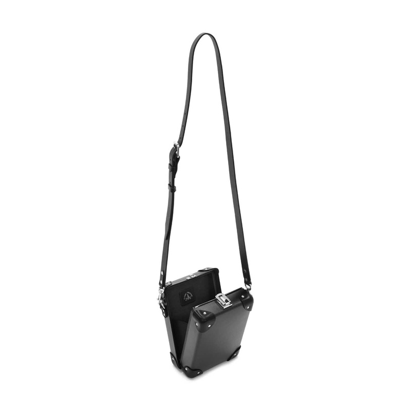 Centenary  Messenger Case | Charcoal/Black/Chrome