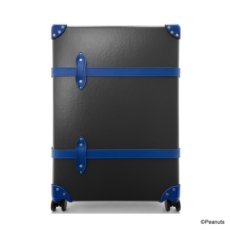PEANUTS  Large Check-In - 4 Wheels | Charcoal/Cobalt/Chrome