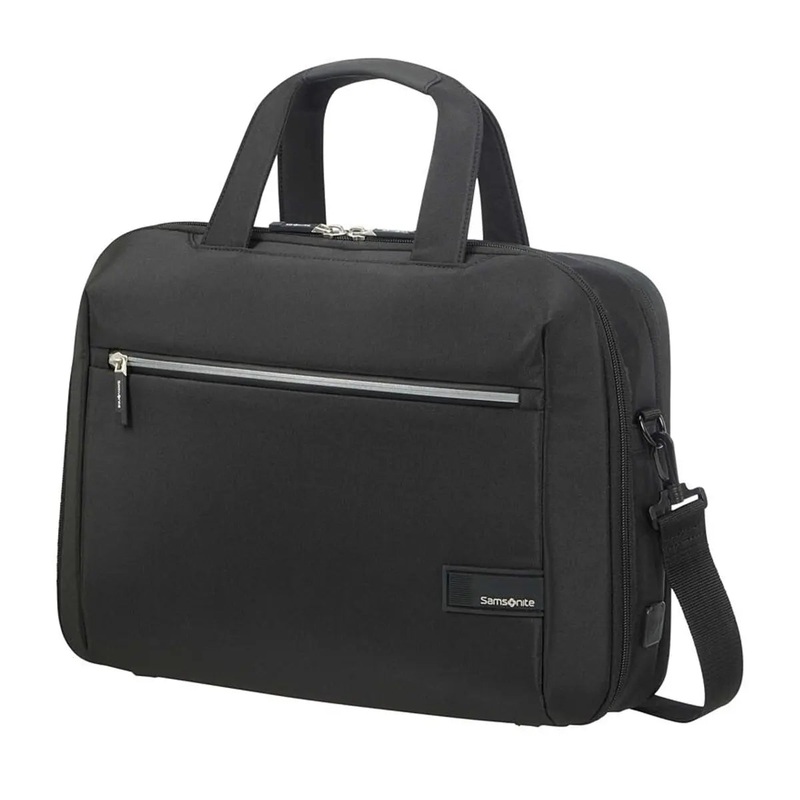 Samsonite Litepoint - Bailhandle Expandable 15.6" Laptop Bag -  Black