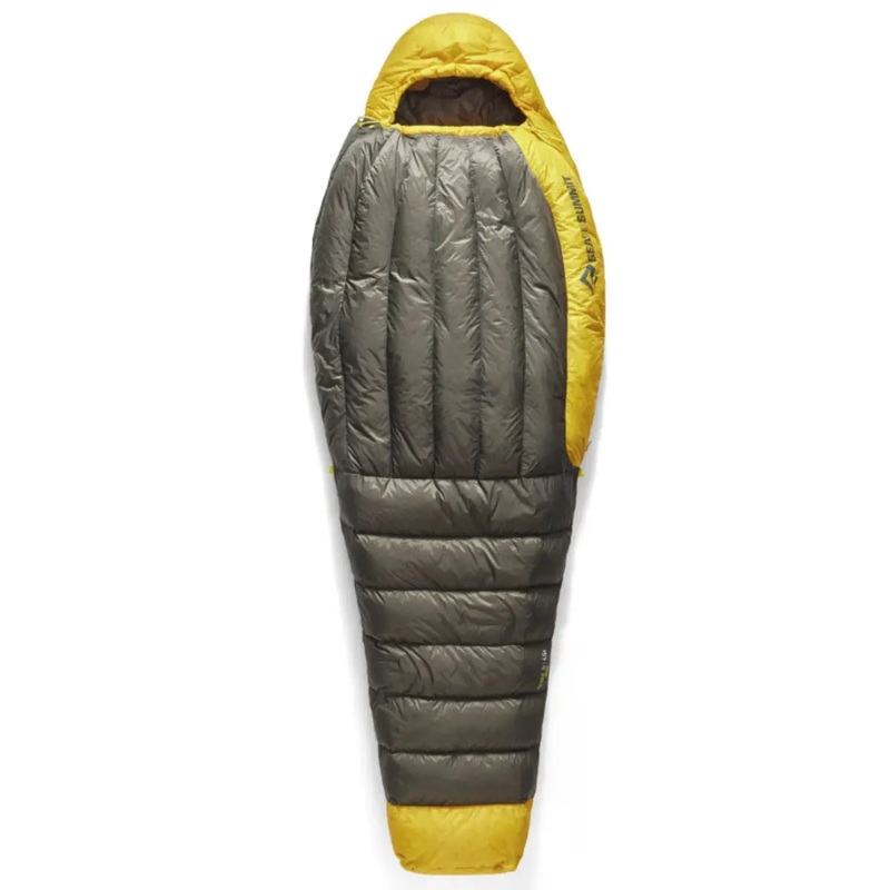 Sea to Summit Spark 7C / 45F Ultra Dry Down Sleeping Bag (Long Mummy) - Grey / Yellow
