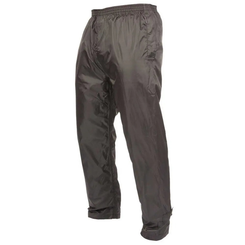 Mac in a Sac Kids Waterproof Packaway Over Trousers - 5 - 7yrs - Black