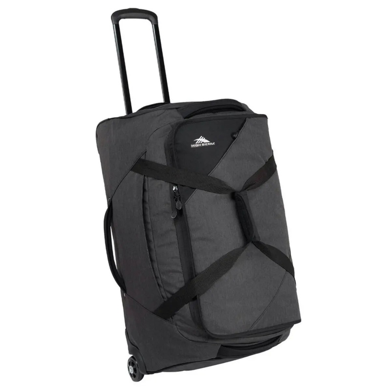 High Sierra Forester 71 cm Wheeled Duffle - Black Heather / Black