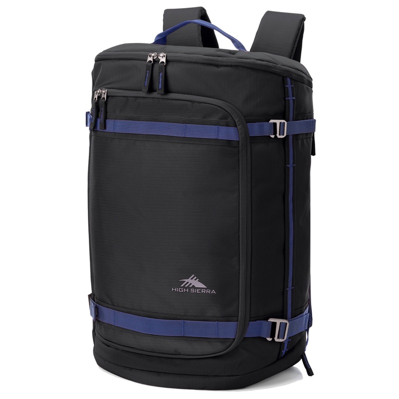 High Sierra Travel Backpack with 14" Laptop Pocket - Black / Navy