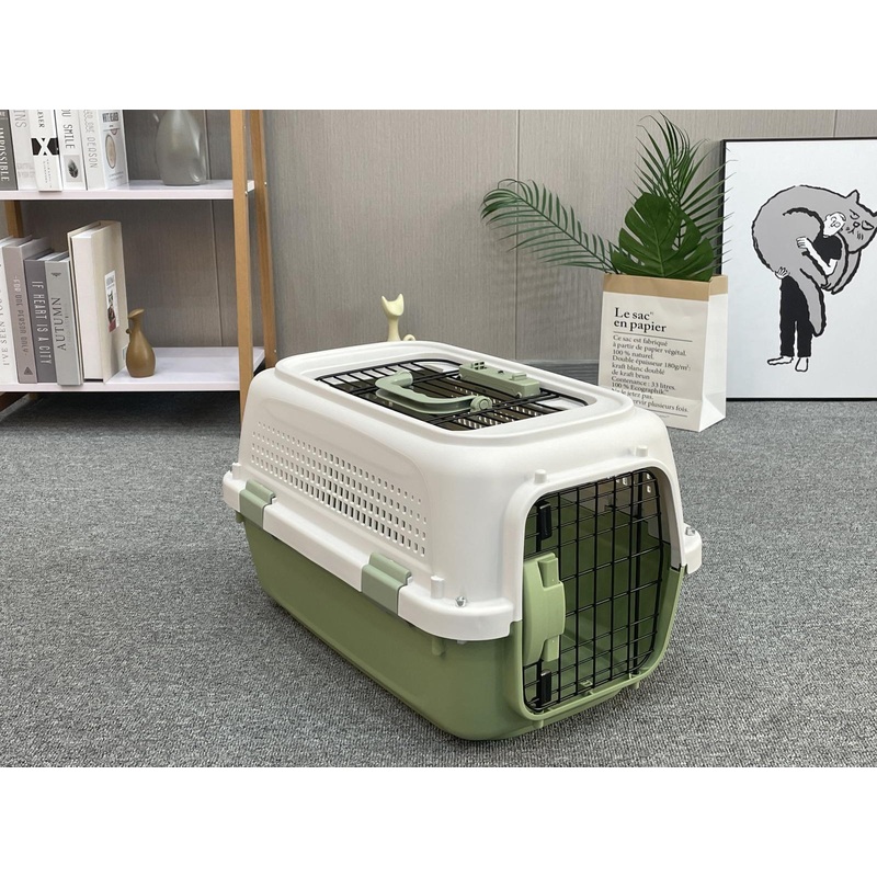 Small Pet Crate For Your Pets in Green Colour
