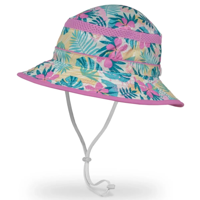 Sunday Afternoons Kids Fun Bucket Hat - Pink Tropical (Child 2 - 5 Years)