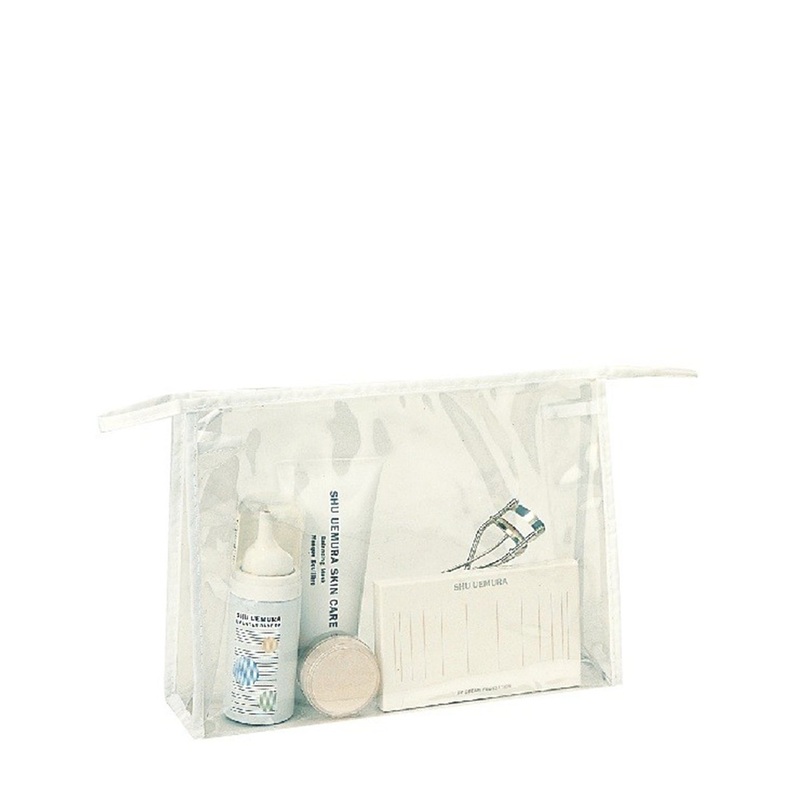 200 ct Zippered Clear Makeup Bag for Travel - By Case
