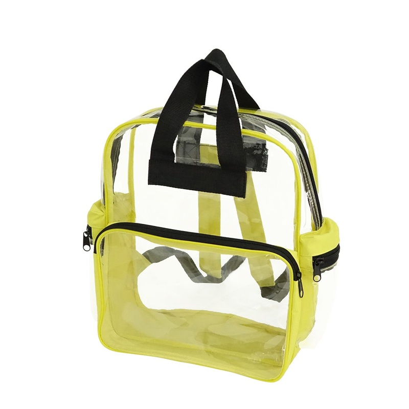 24 ct Heavy Vinyl Polyester Clear Backpack - By Case