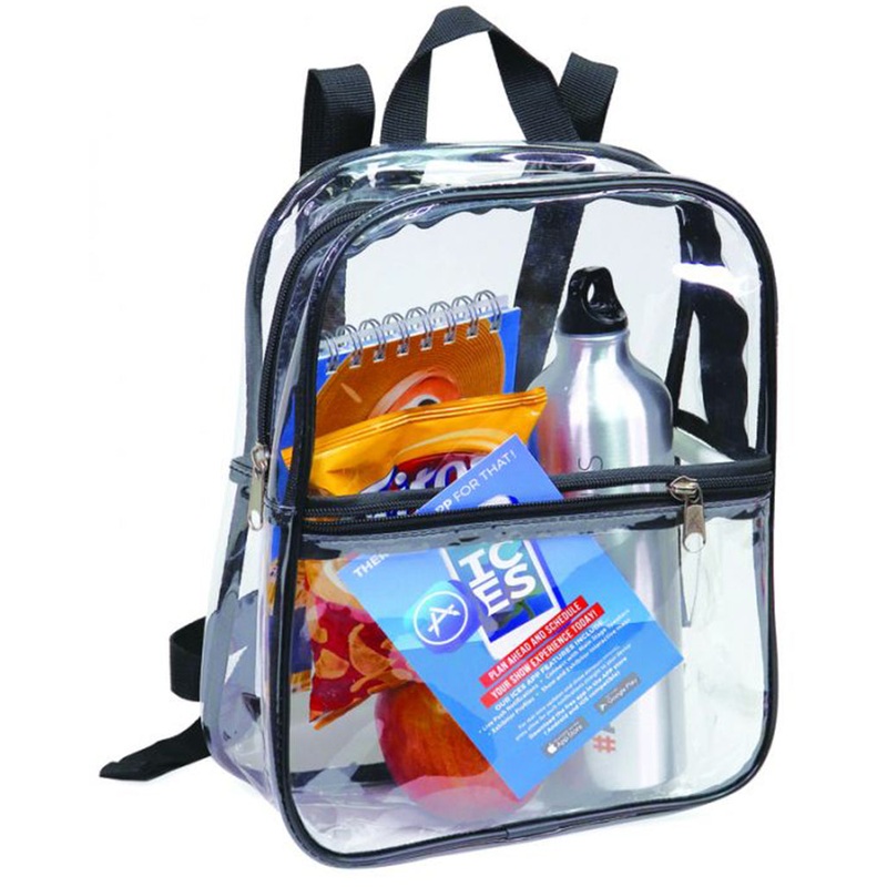 6 ct Clear Backpack - By Pack