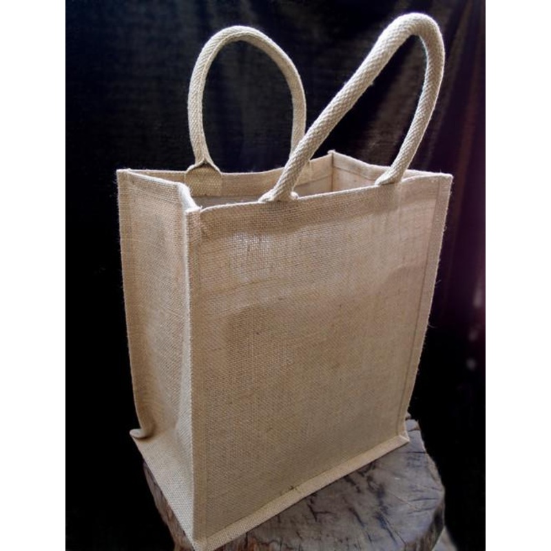 6 ct Natural Jute 6 Bottles Wine Bags / Burlap Wine Tote Bags with Removable Dividers - By Bundle
