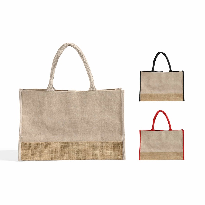 Fashion Jute Tote Bags / Heavy Duty Burlap Bags - TJ892