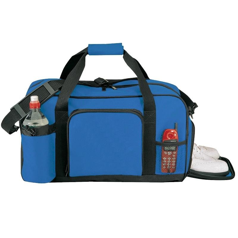 Poly Duffle Bag with Adjustable & Removable Shoulder Strap