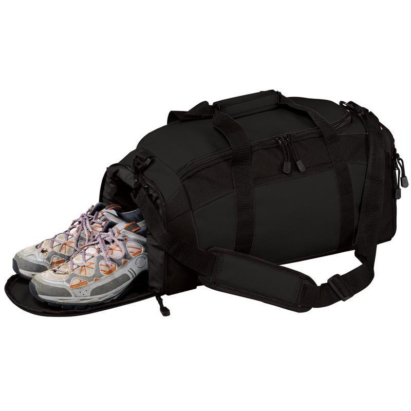 Polyester Gym Bag With Zippered Pockets