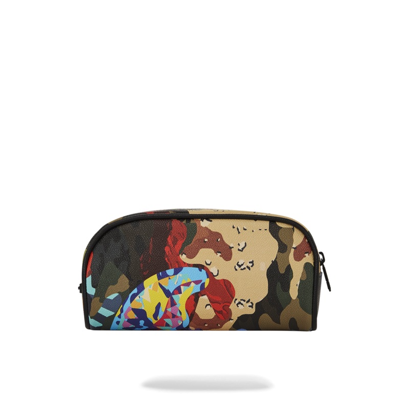 SLICED AND DICED CAMO POUCH