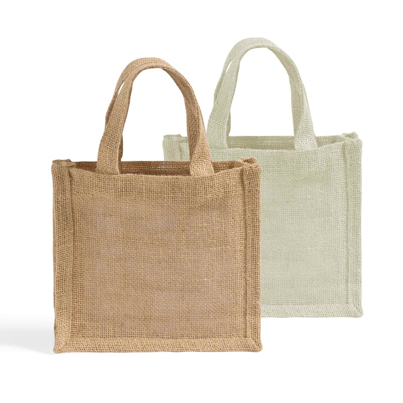 Small Burlap Party Favor Bags / Jute Gift Tote Bags  TJ767