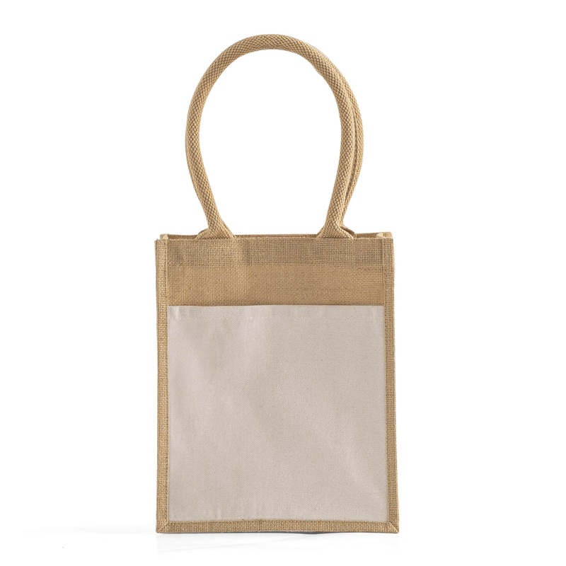 Small Easy-Print Jute Bag - TJ287