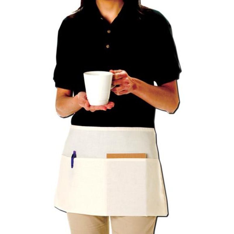 Two Pocket Promotional Waist Apron by the Dozen