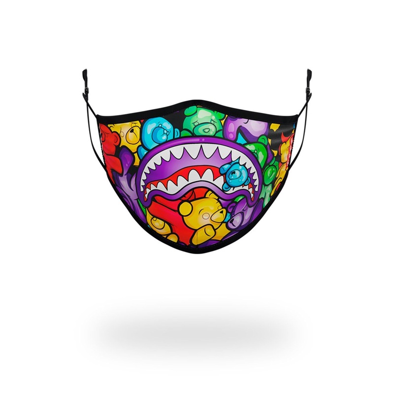 ADULT GUMMY LIPS FORM FITTING FACE MASK