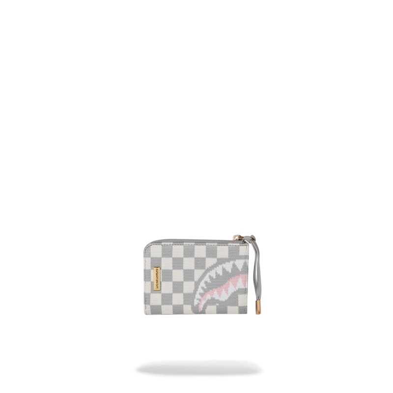 KNIT SHARKS IN PARIS IN CREAM WALLET