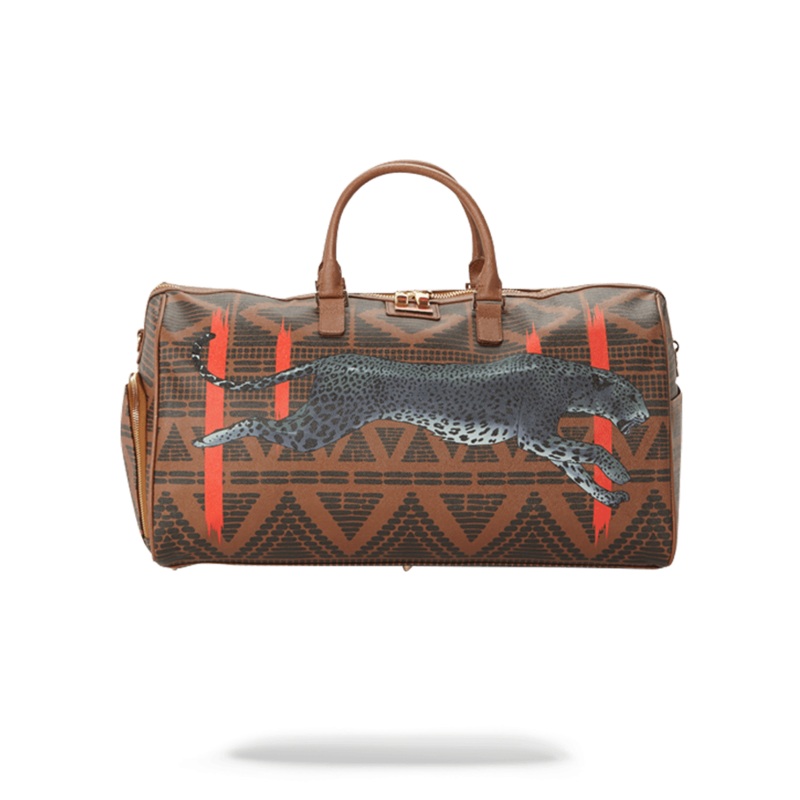 LEOPARDS IN PARIS DUFFLE