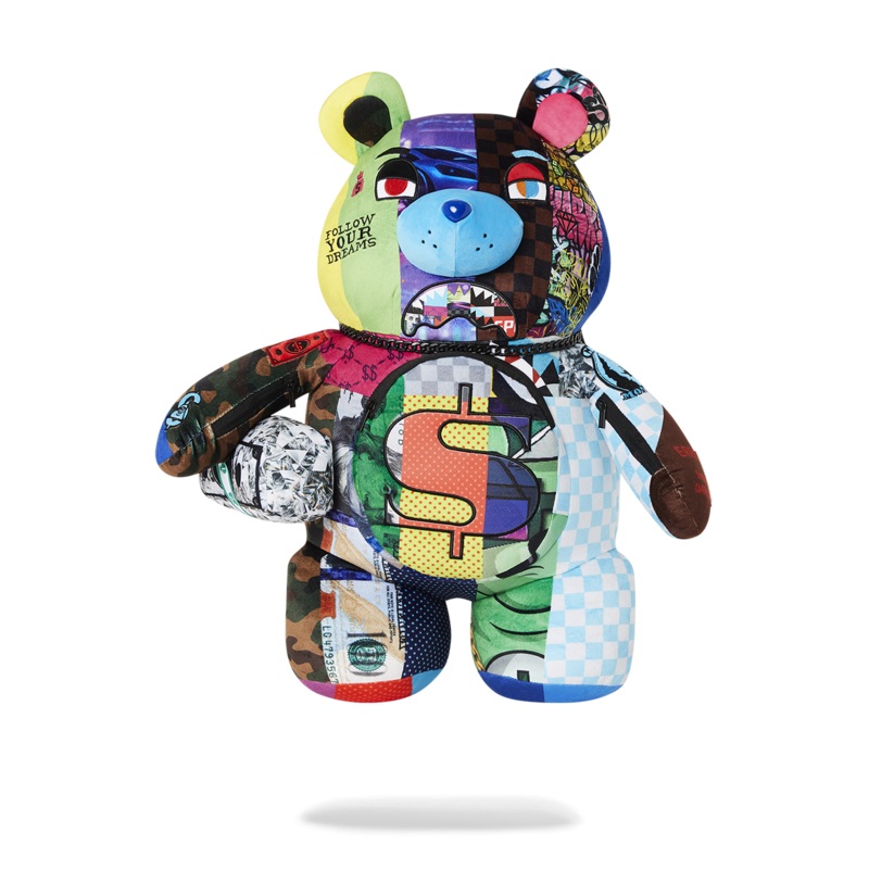 SHARK MASTERPIECES MONEYBEAR TEDDYBEAR BACKPACK