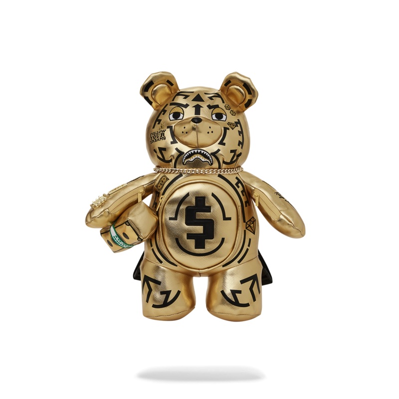 A.I.8 AFRICAN INTELLIGENCE PATH TO THE FUTURE II MEDIUM MONEYBEAR TEDDYBEAR BACKPACK