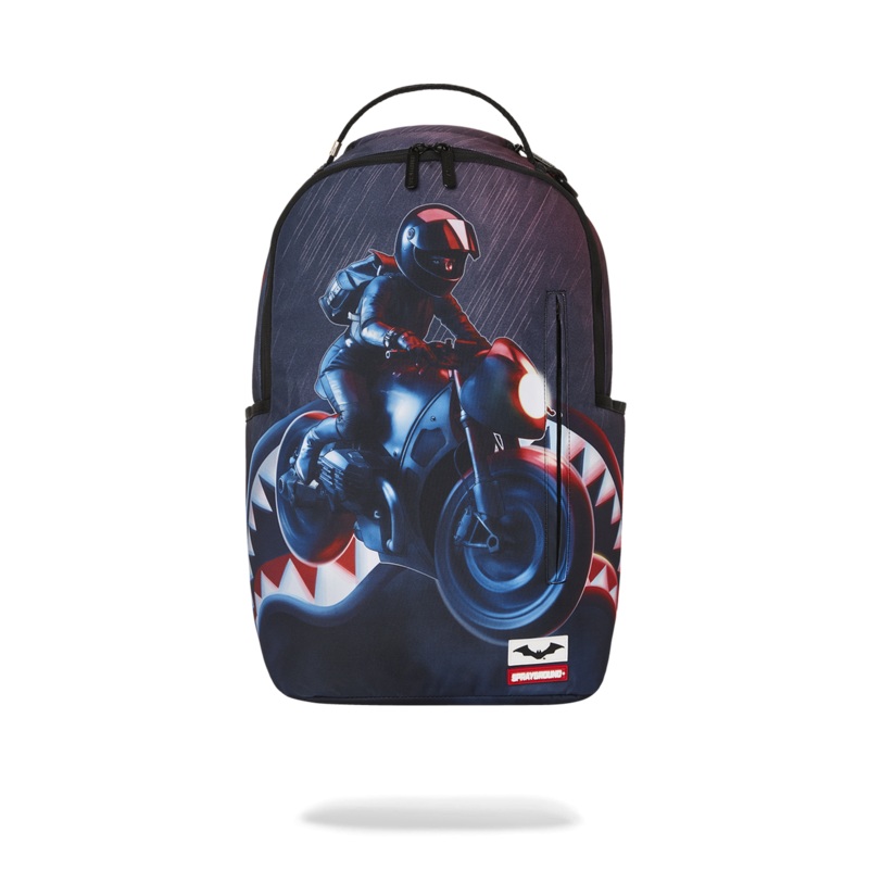 CAT WOMAN BIKER DLXSR BACKPACK
