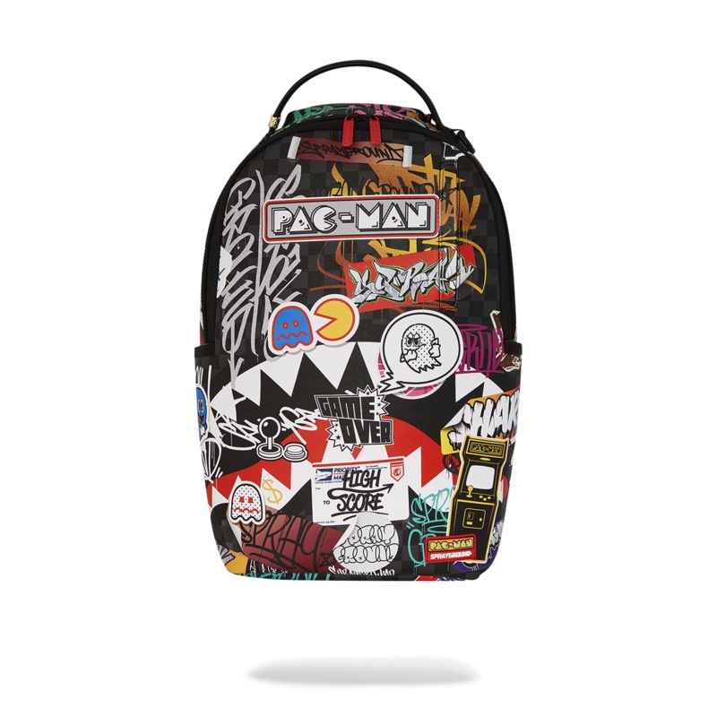 PACMAN LEVELED-UP ART BACKPACK